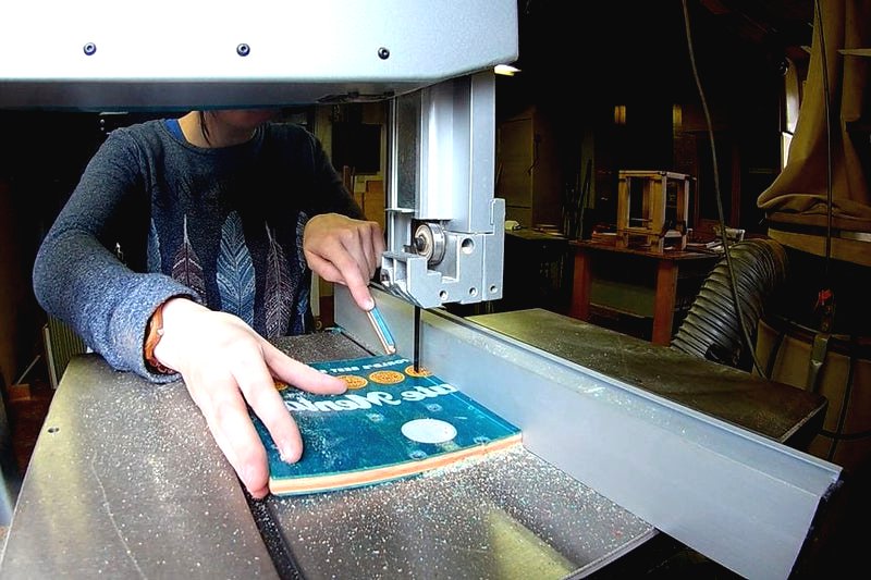 Табурет из скейтбордов - фото 4