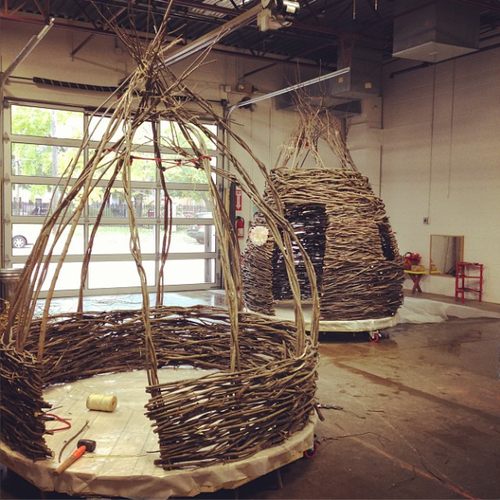 Беседка плетеная - фото 3