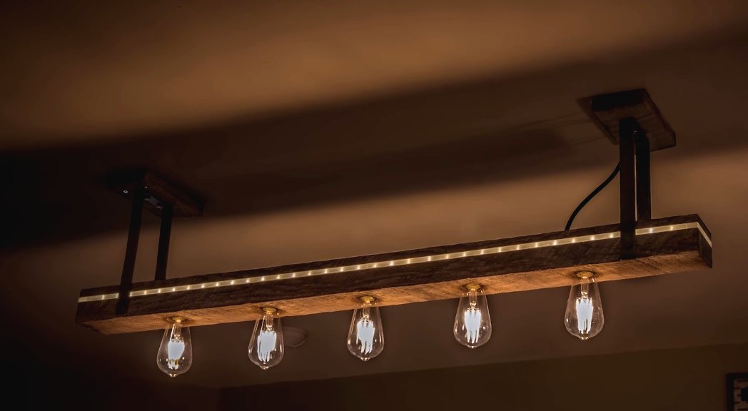 Светодиодный светильник в стиле рустик - фото 2