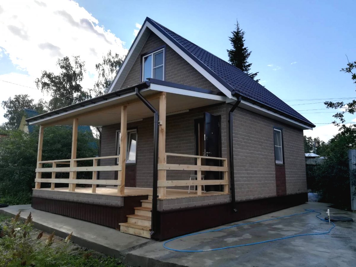 Каркасный дом с мансардой - фото 2