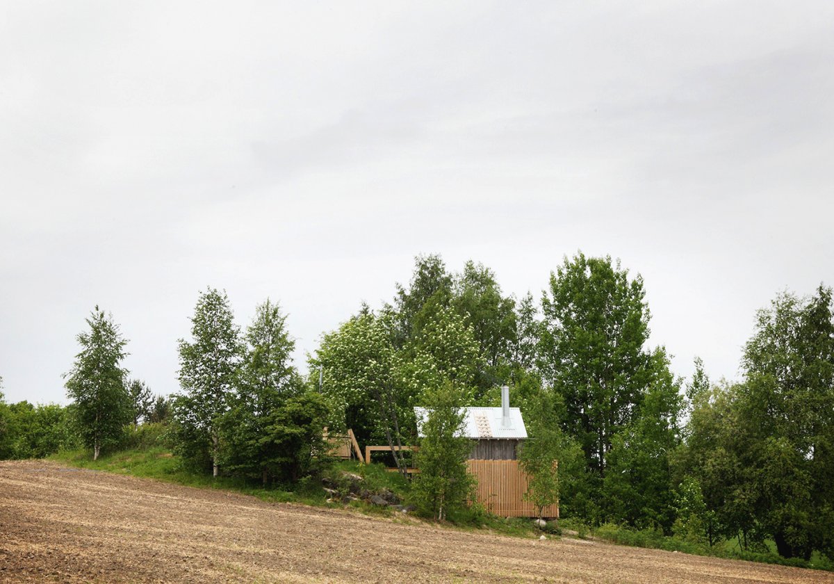 Оригинальная сауна построенная из сарая - фото 11