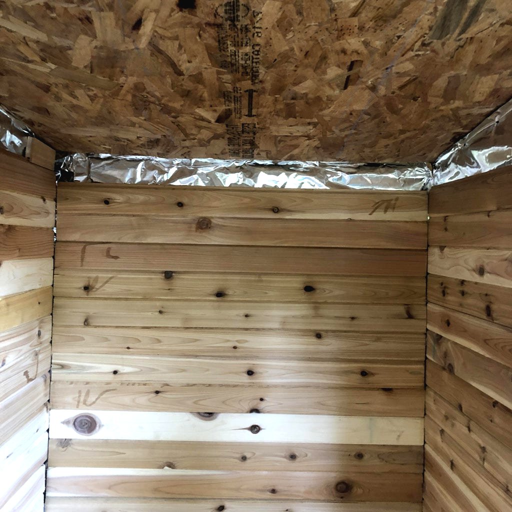 Маленькая сауна с нагревателем на 110 В - фото 10