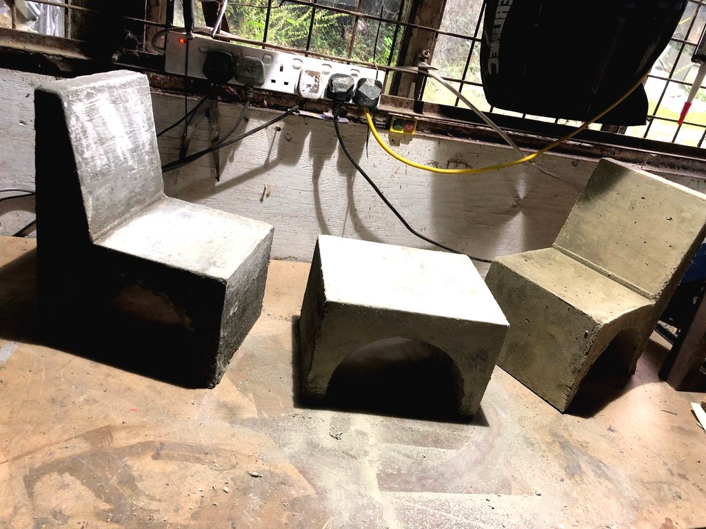 Бетонный стул - фото 5