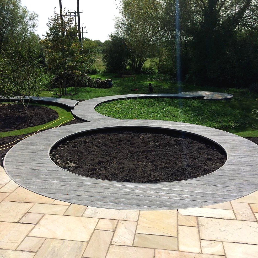 Садовая дорожка из дерева - фото 2