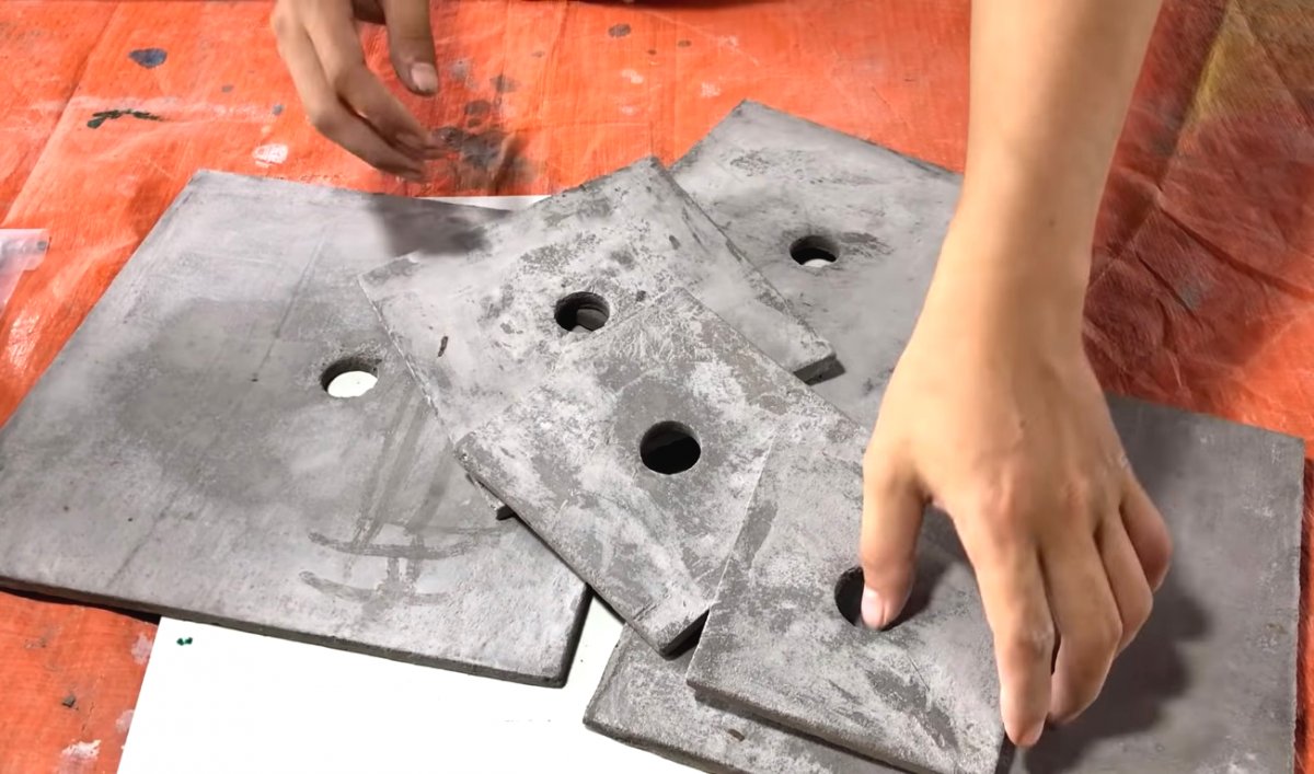 Фонтан из цемента - фото 15