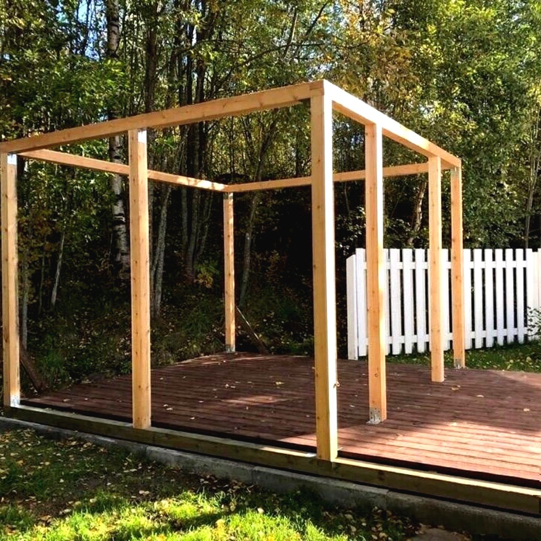 Беседка из дерева - фото 4