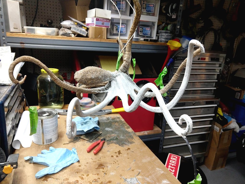 Оригинальная потолочная лампа - фото 20