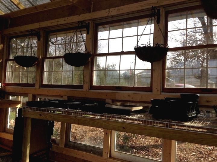 Теплица из старых окон - фото 12