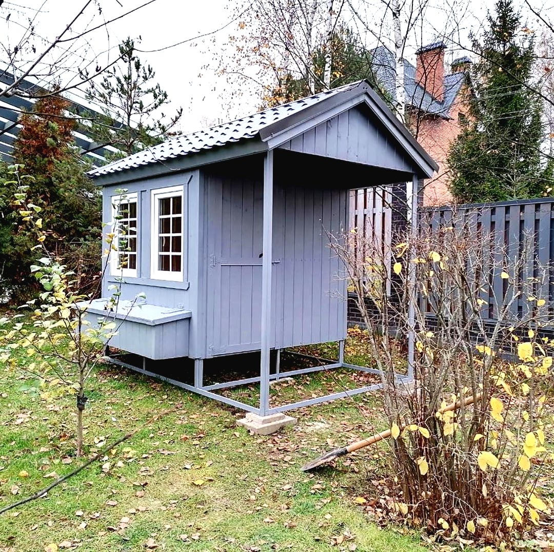 Небольшой утепленный курятник до 10 кур - фото 2