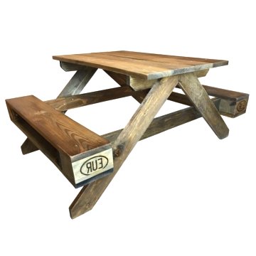 Детская скамья из поддонов - фото 2