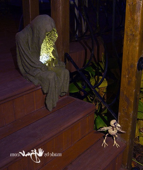 Оригинальный фонарь из бетона - фото 18