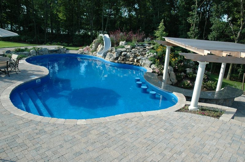 Бассейн на склоне - фото 4