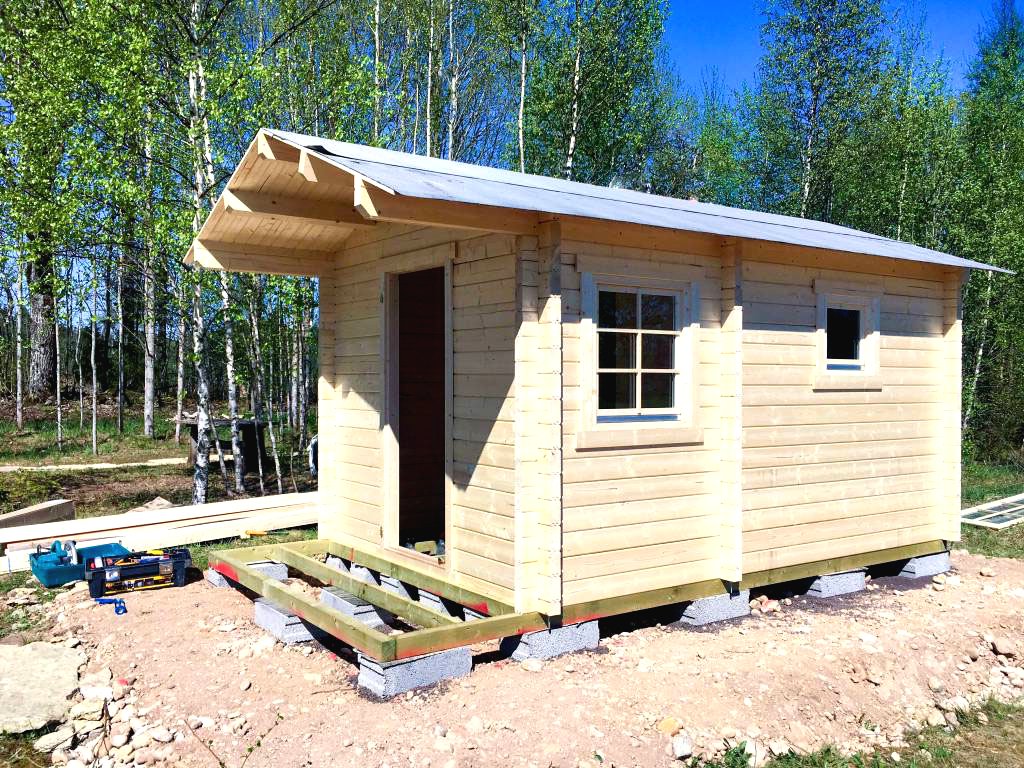 Небольшая сауна площадью в 14 кв. м. - фото 18