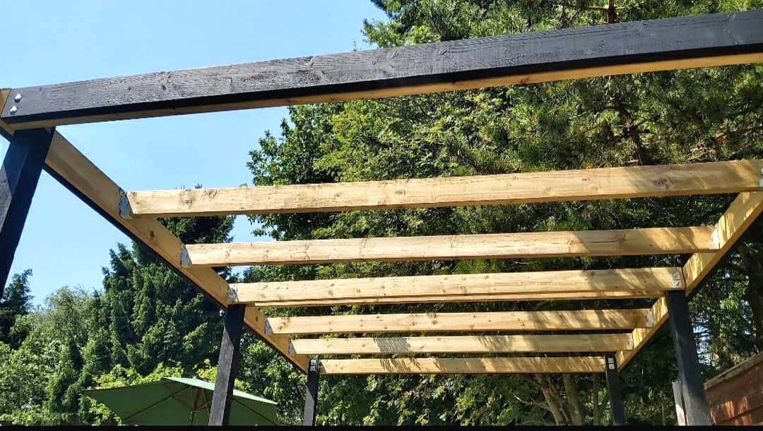 Деревянная беседка своими руками - фото 11