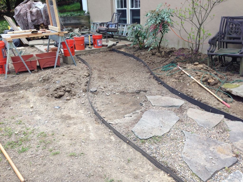 Дорожка из ломанного камня - фото 3