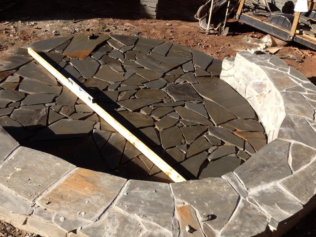 Потрясающее патио из камней - фото 18