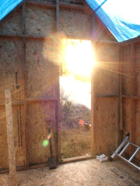 Каркасный дом обшитый панелями осб - фото 10