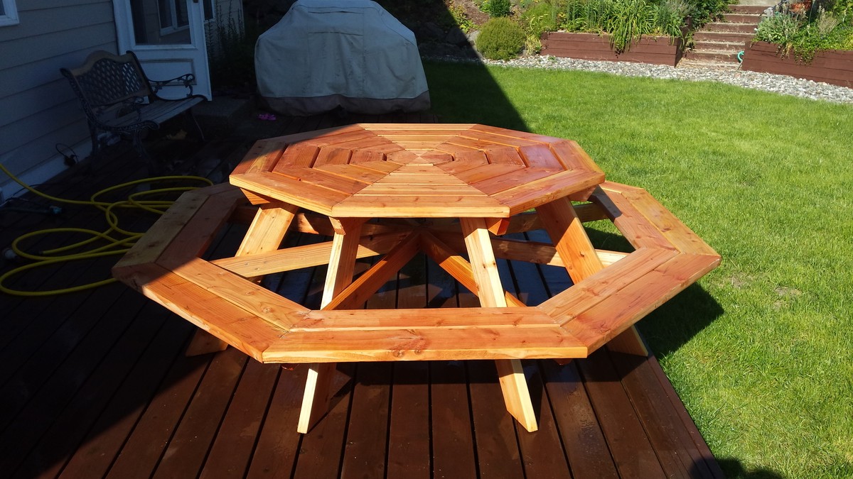 Восьмиугольный стол - фото 7