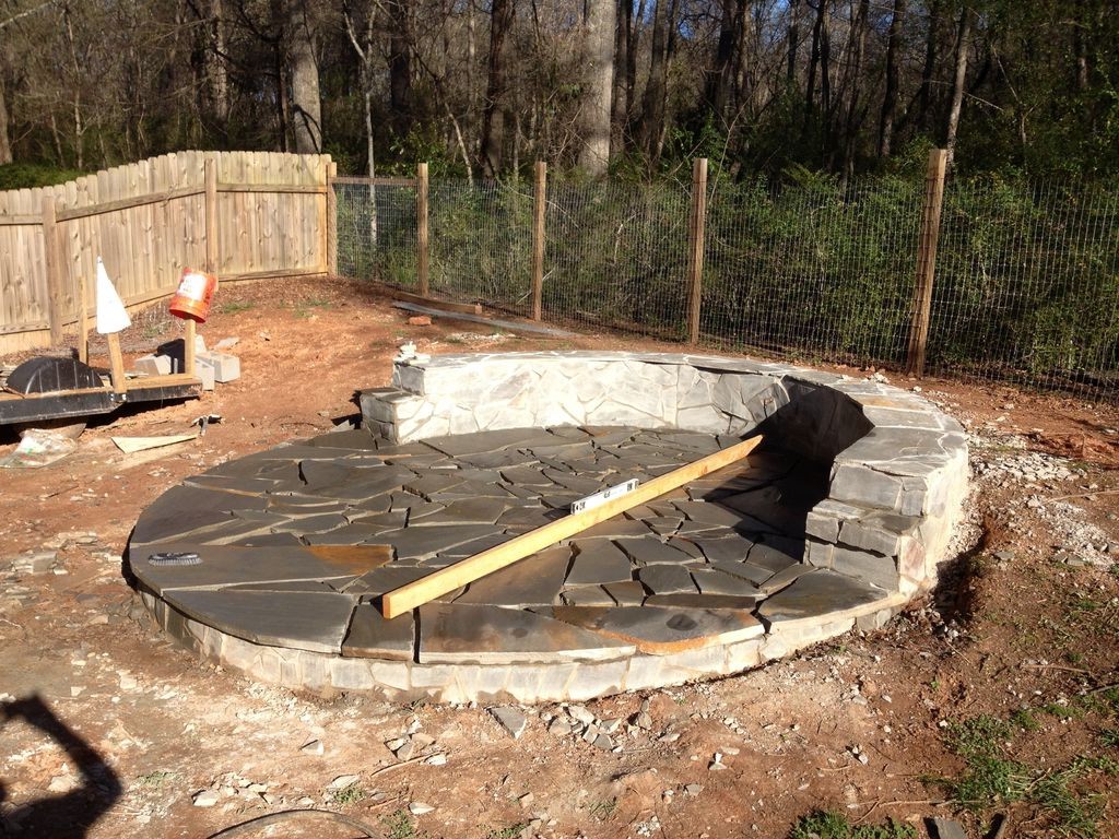 Потрясающее патио из камней - фото 19