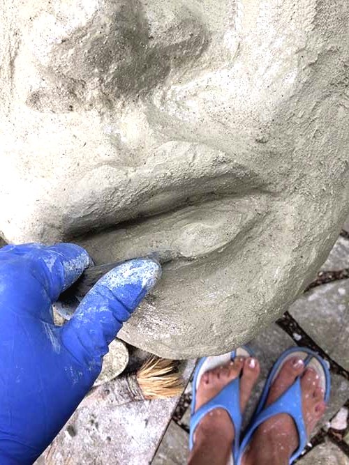 Садовая скульптура из бетона - фото 9