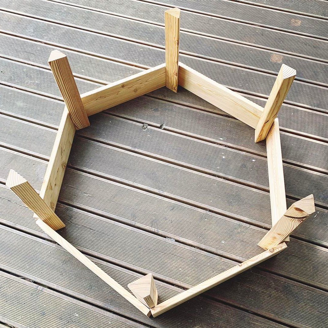 Высокая грядка из дерева - фото 4