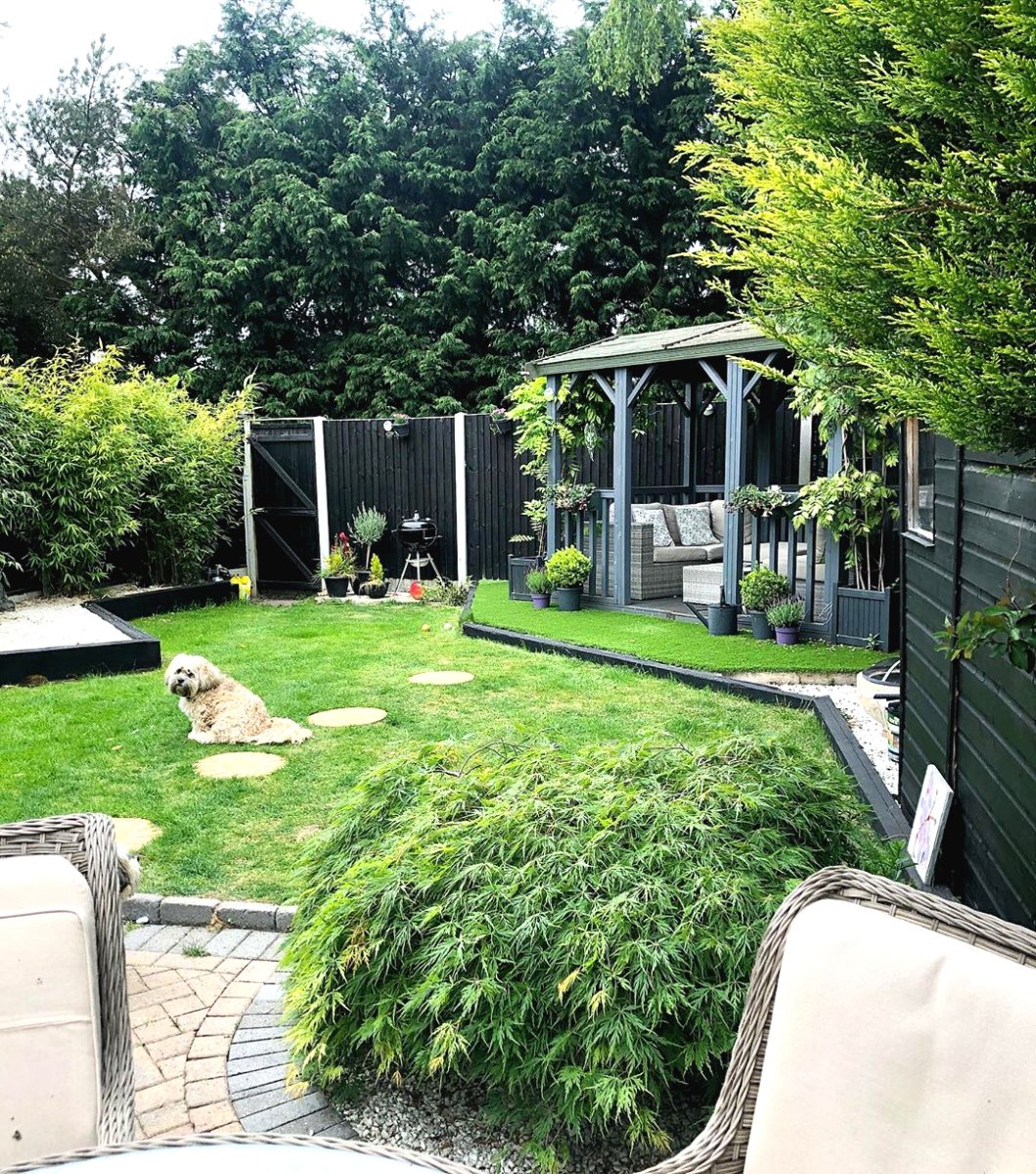 Беседка из дерева своими руками на даче - фото 7