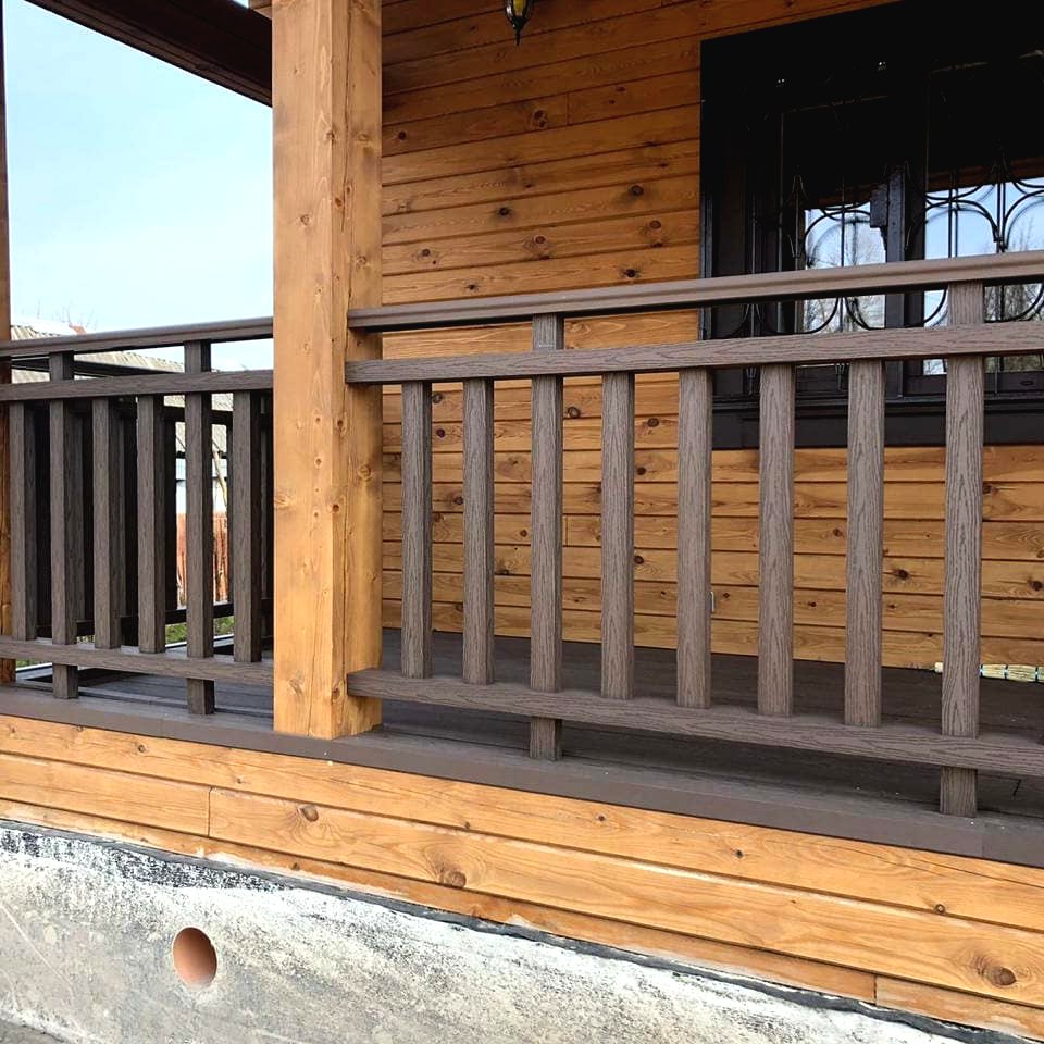 Красивая веранда из дерева - фото 5