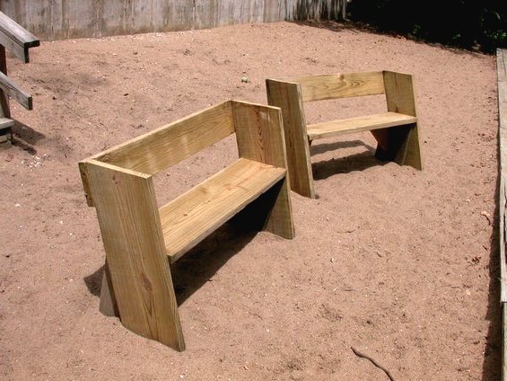 Скамья из соснового дерева - фото 8