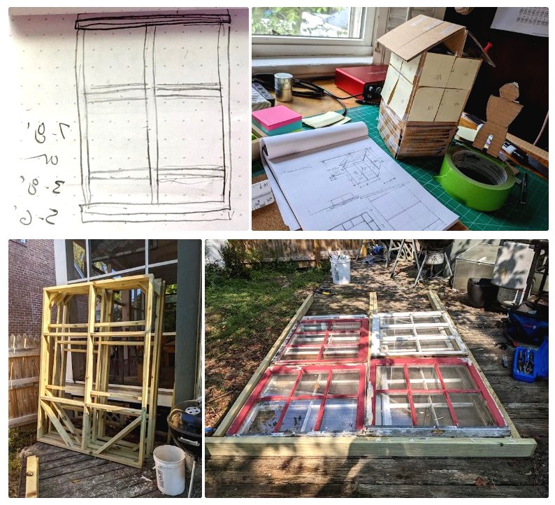 Парник из старых окон - фото 2