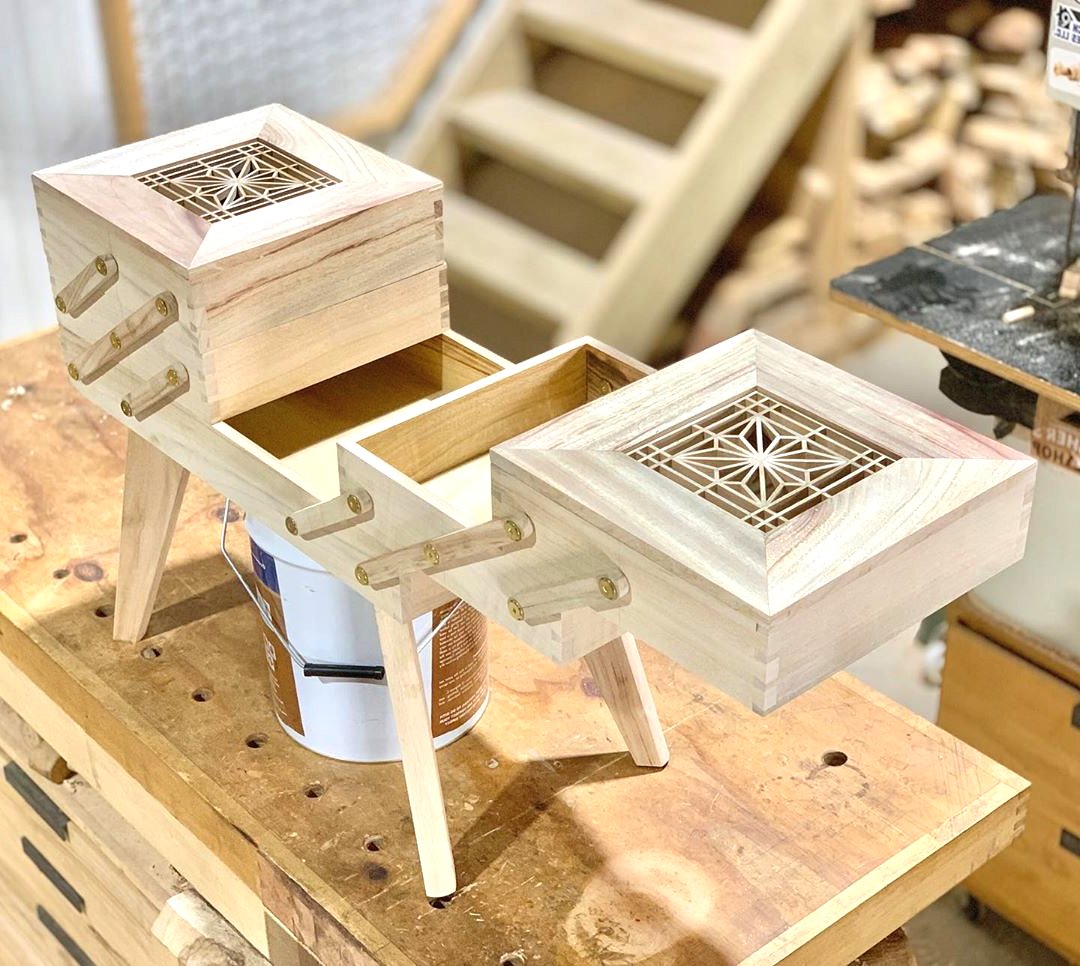 Интересный деревянный ящик для инструментов - фото 8