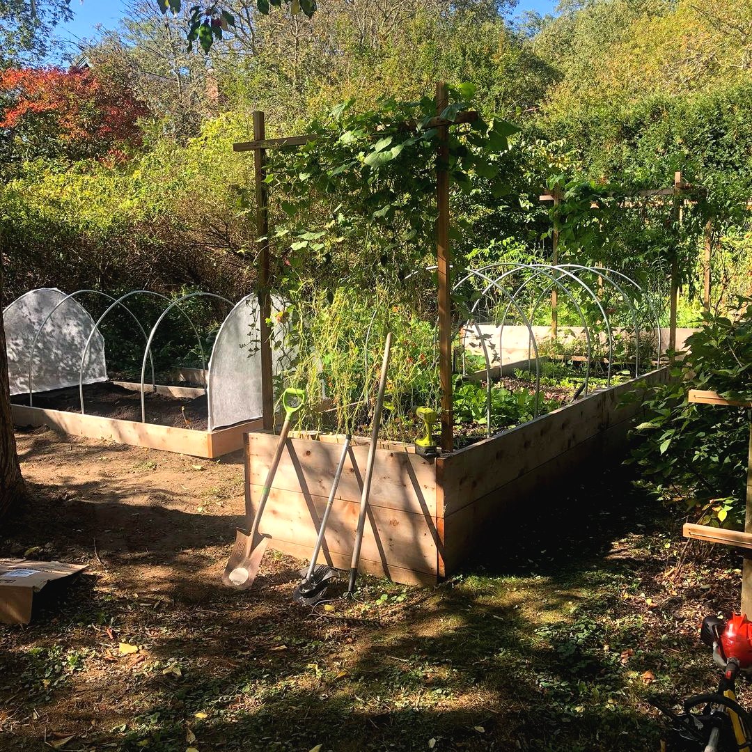 Парник из дерева и пластиковых труб. - фото 2