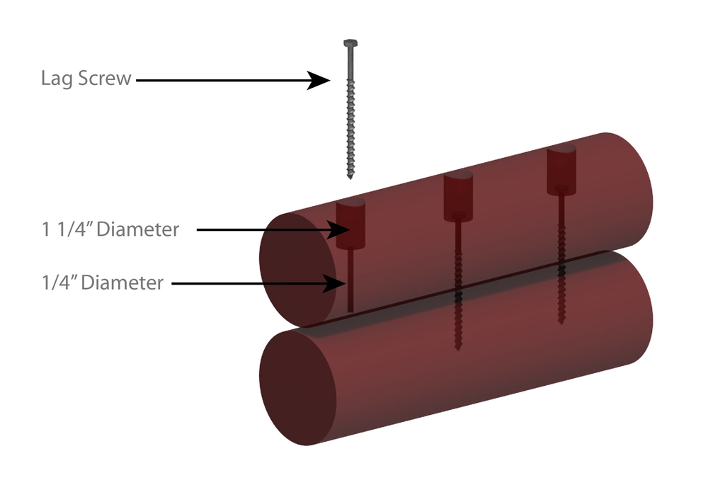Шезлонг из тонких бревен - фото 4