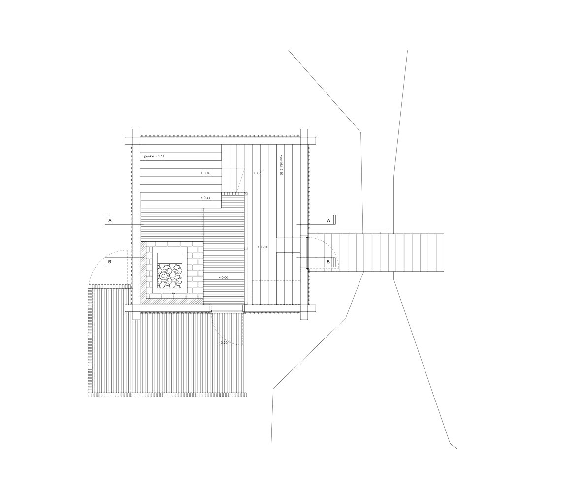 Оригинальная сауна построенная из сарая - фото 15