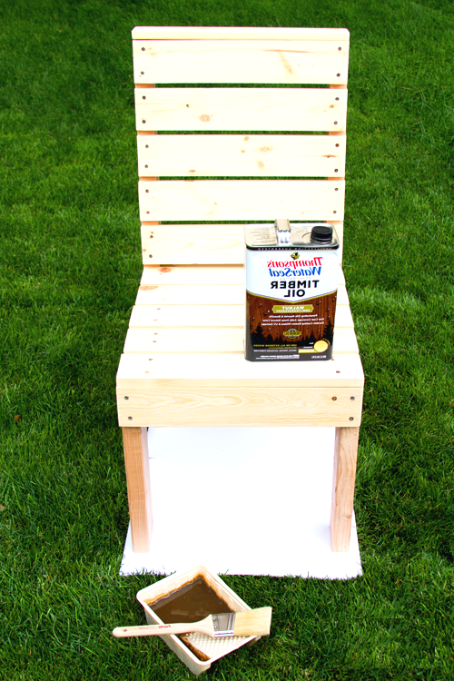 Стул из поддона - фото 12