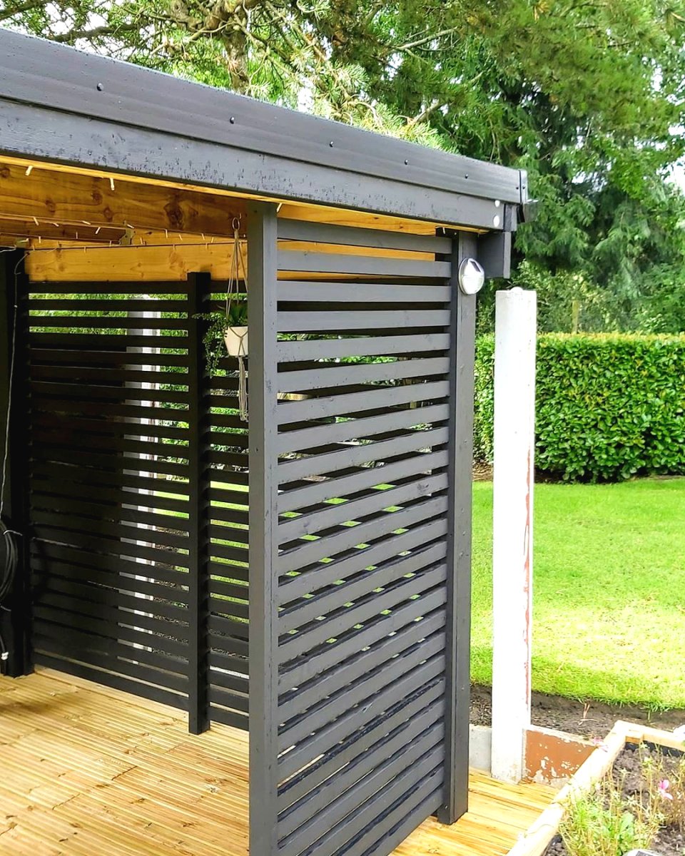 Деревянная беседка своими руками - фото 6