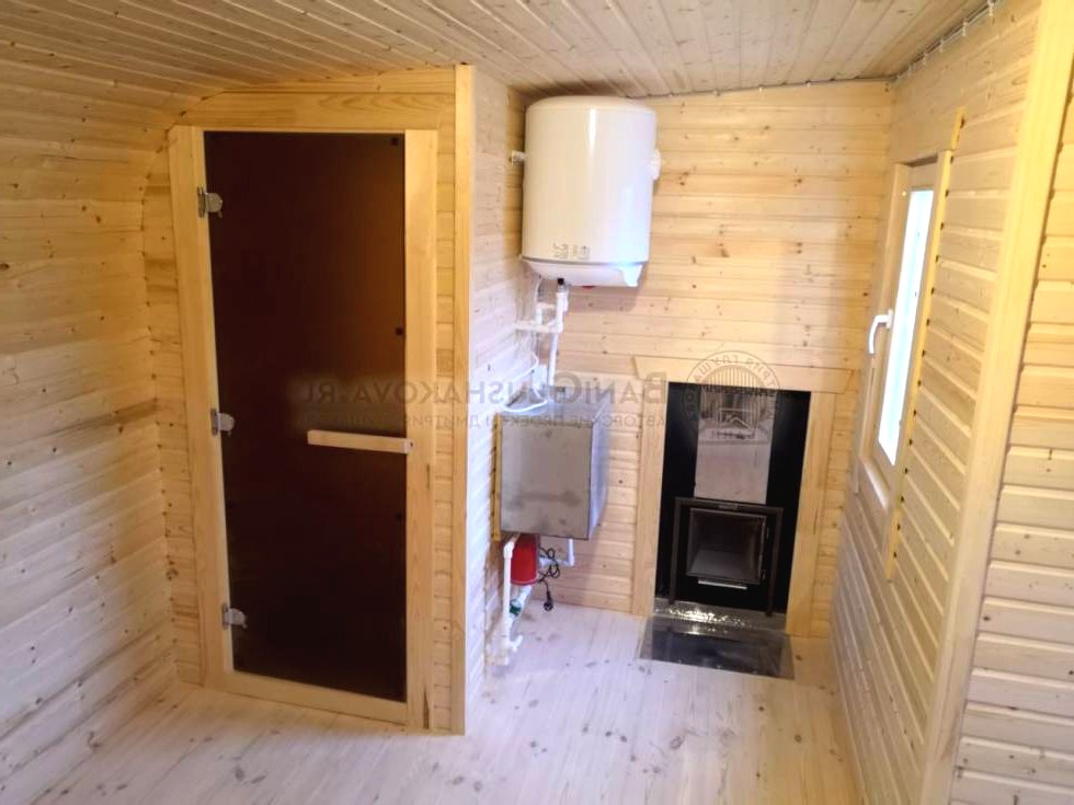 Необычная угловая баня - фото 6