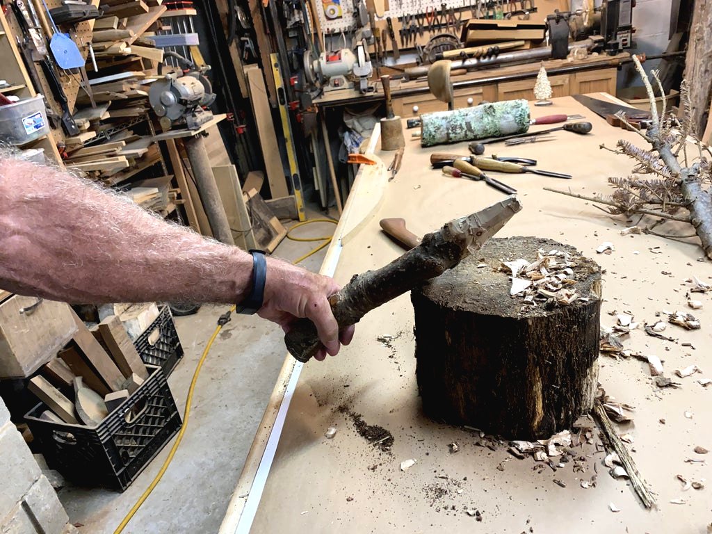 Маленькие настольные елочки своими руками - фото 2