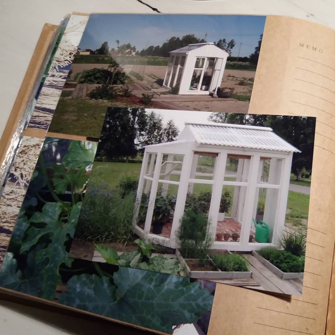 Небольшая оранжерея из старых окон - фото 11