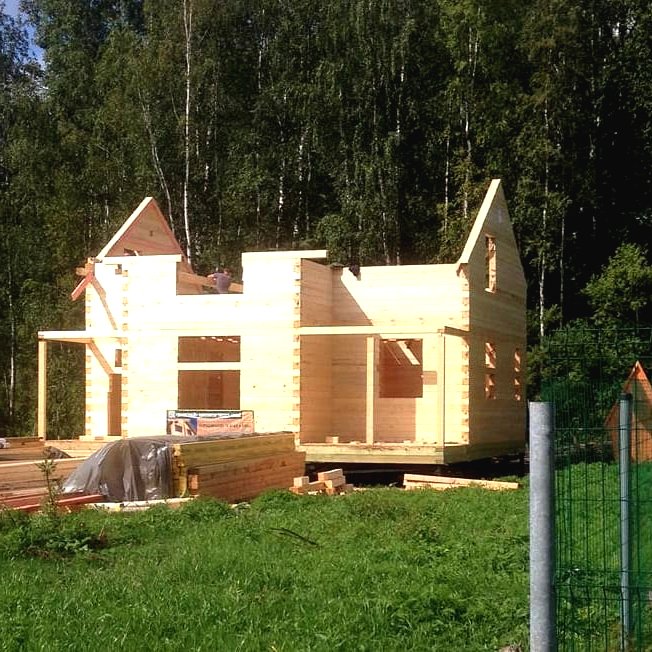 Очень красивый дом из бруса - фото 12