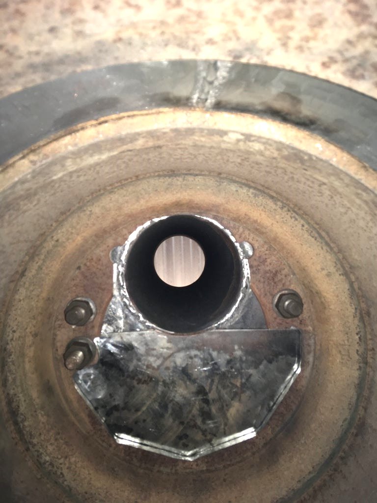 Буржуйка из тормозных барабанов - фото 17