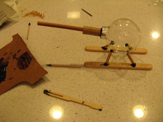 Маленький вертолет на новогоднюю елку - фото 10