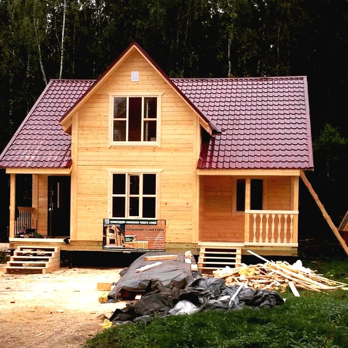 Очень красивый дом из бруса - фото 20