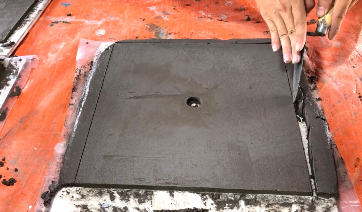 Фонтан из цемента - фото 14