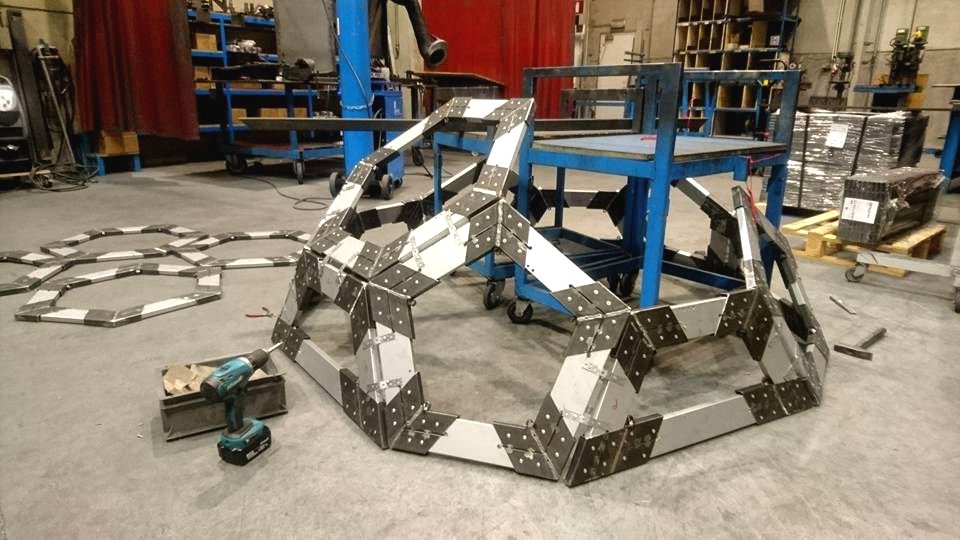 Сауна в форме геодезического купола - фото 19