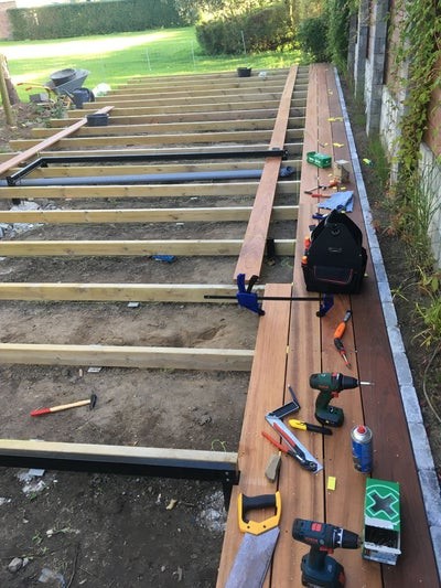 Терраса с беседкой из закаленного стекла - фото 17