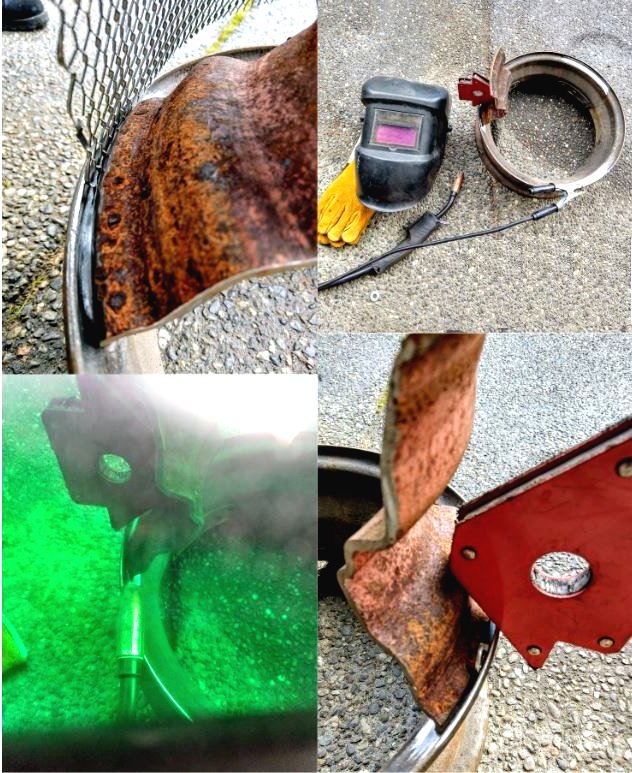 Как из старых автомобильных дисков собрать уличный очаг - фото 19