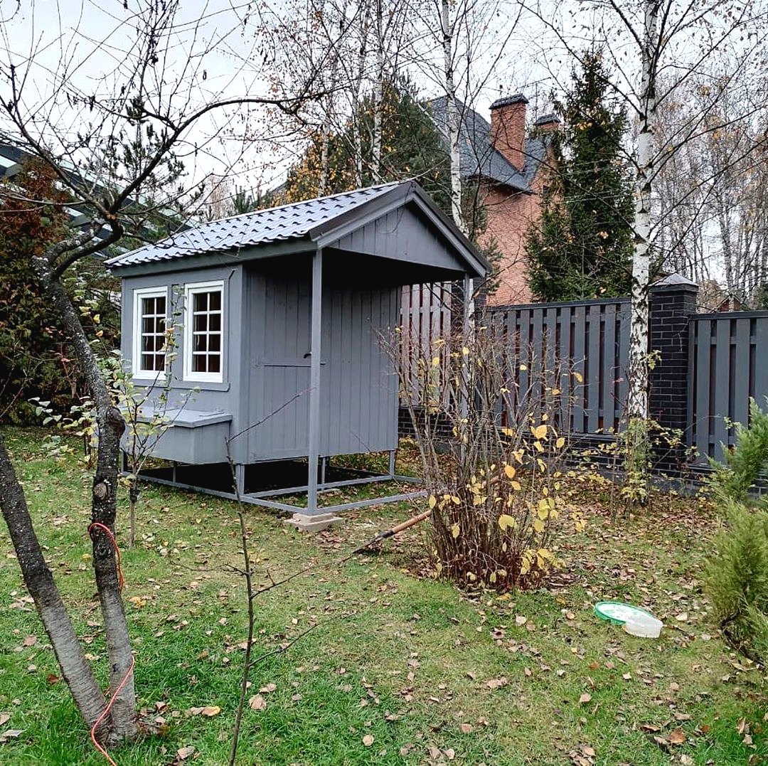 Небольшой утепленный курятник до 10 кур - фото 8