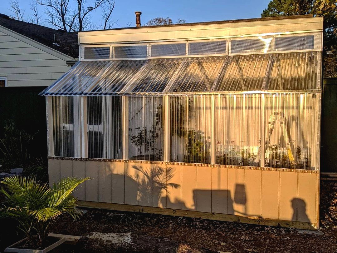 Теплица из деревянного каркаса и поликарбоната - фото 2