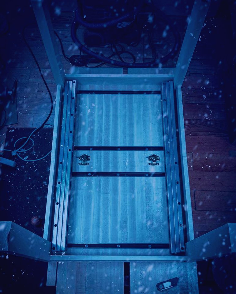 Как сделать раздвижной обеденный стол из твердого клена - фото 12