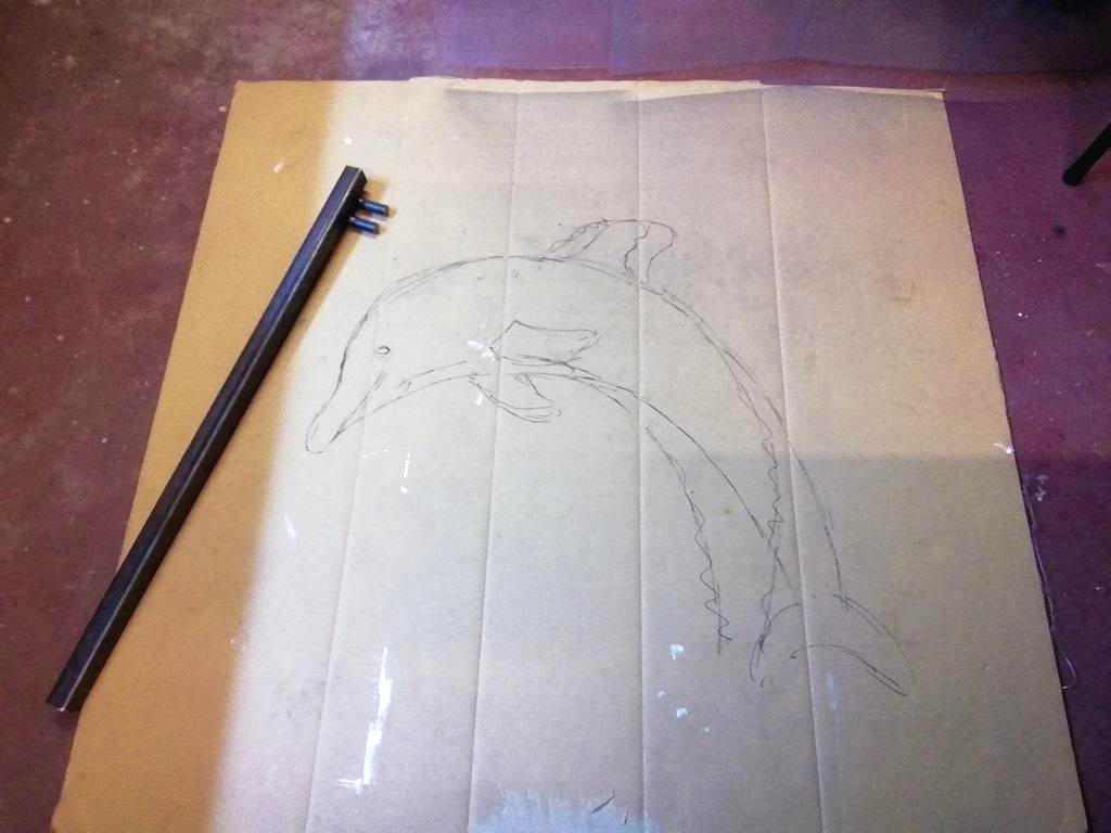 Рыба из бетона для пруда своими руками - фото 3